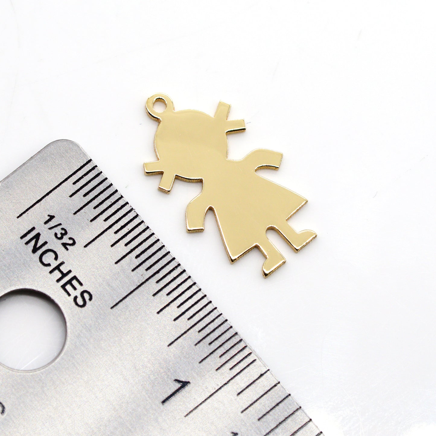14K Gold Boy and Girl Pendant Charm