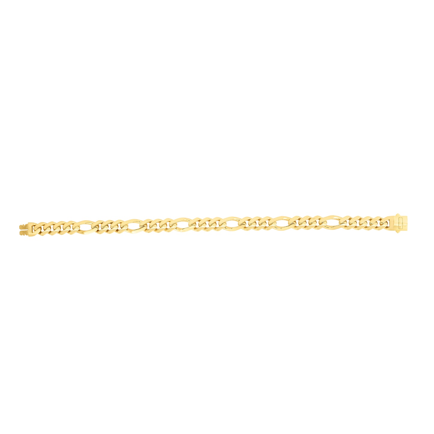 14K Yellow Gold Monaco Figaro Bracelet