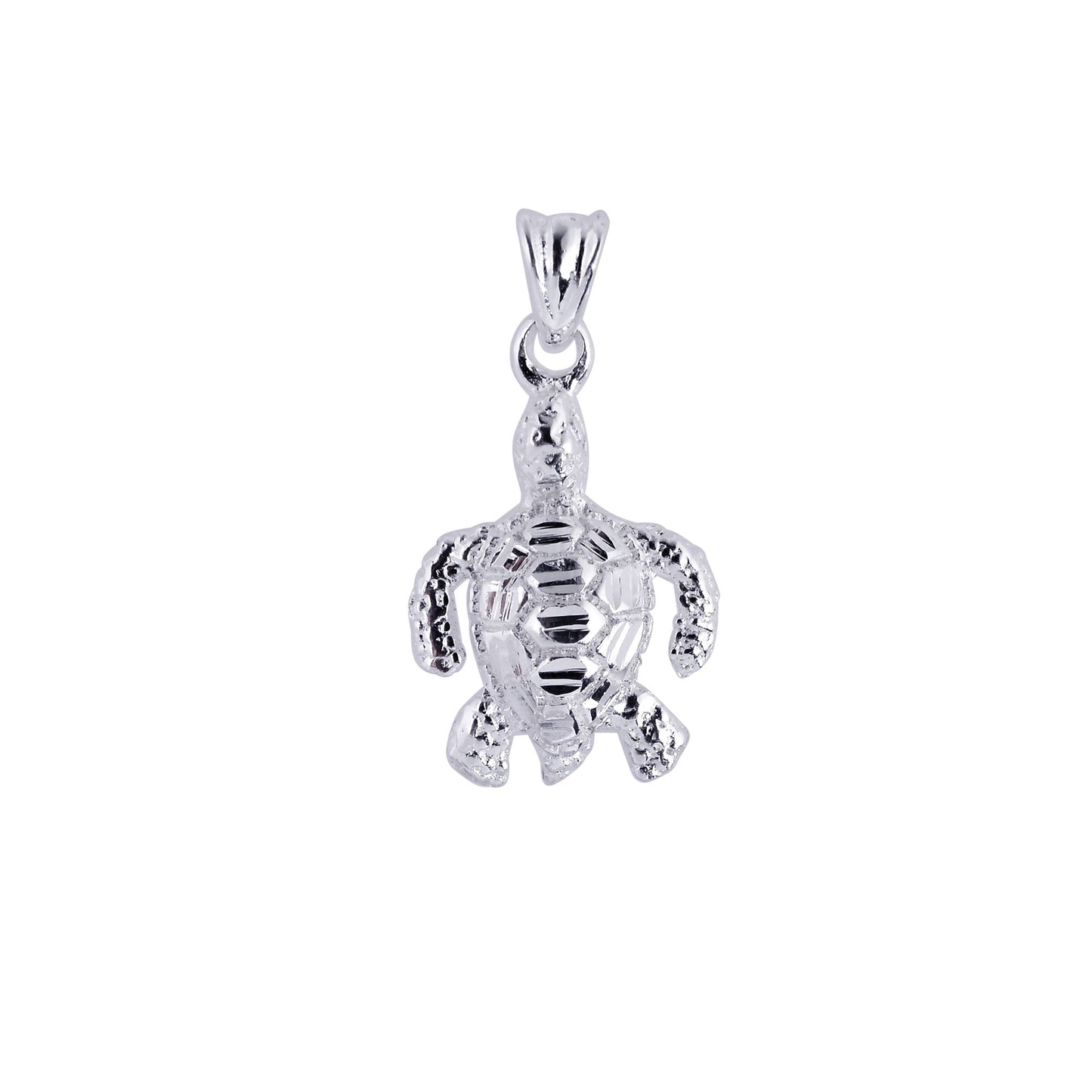 Sterling Silver Turtle Pendant