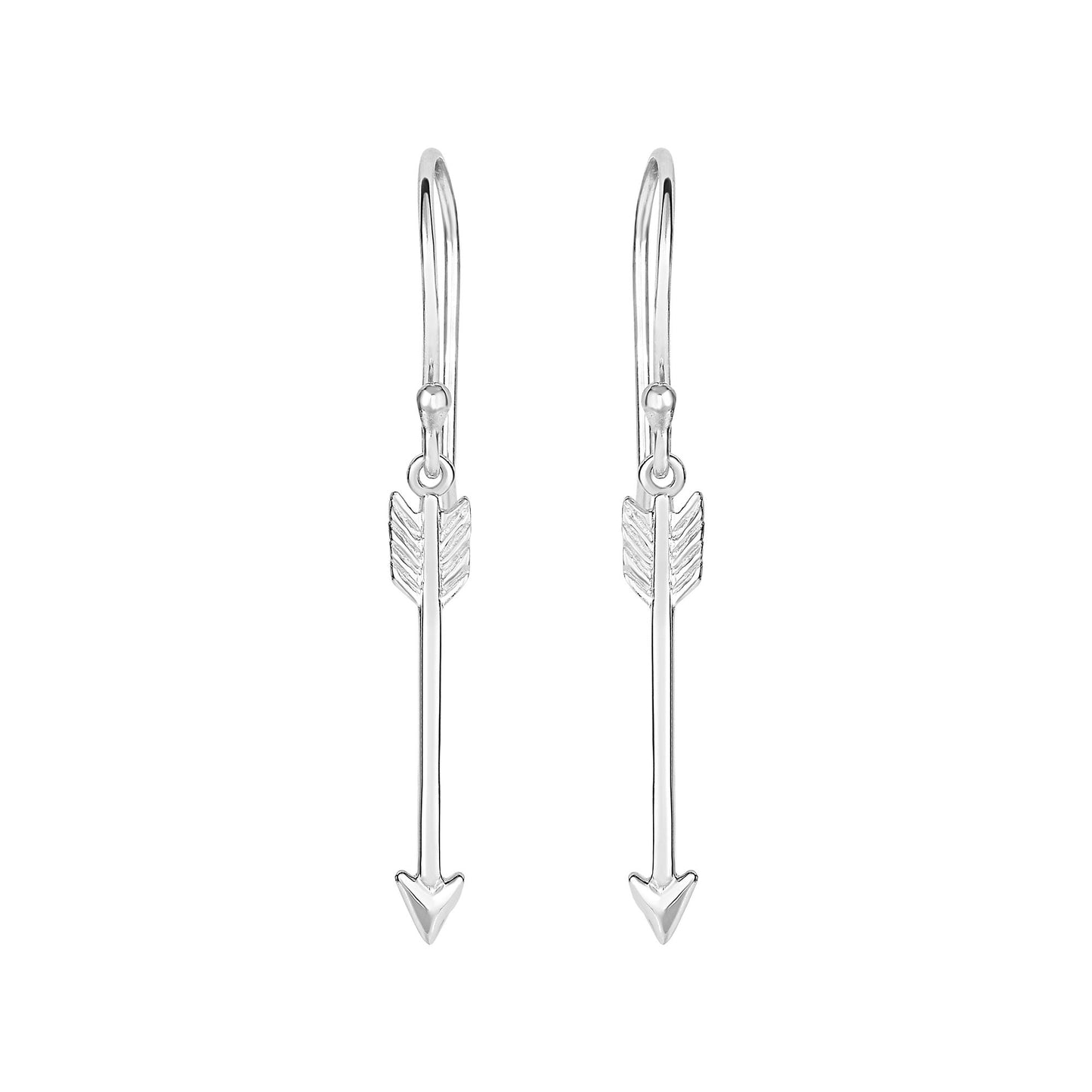 Sterling Silver Dangle Arrow Earring