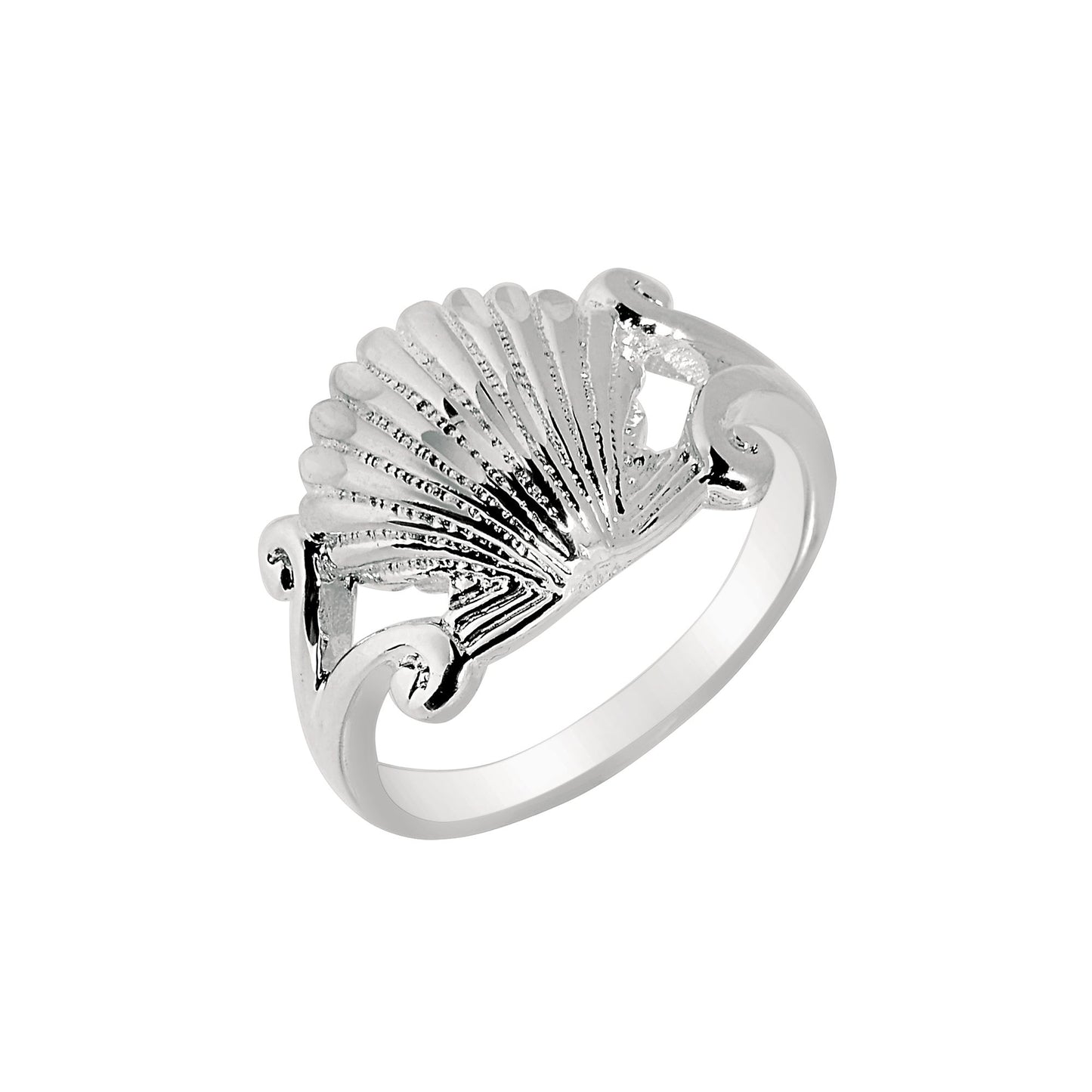 Sterling Silver Sea Shell Ring