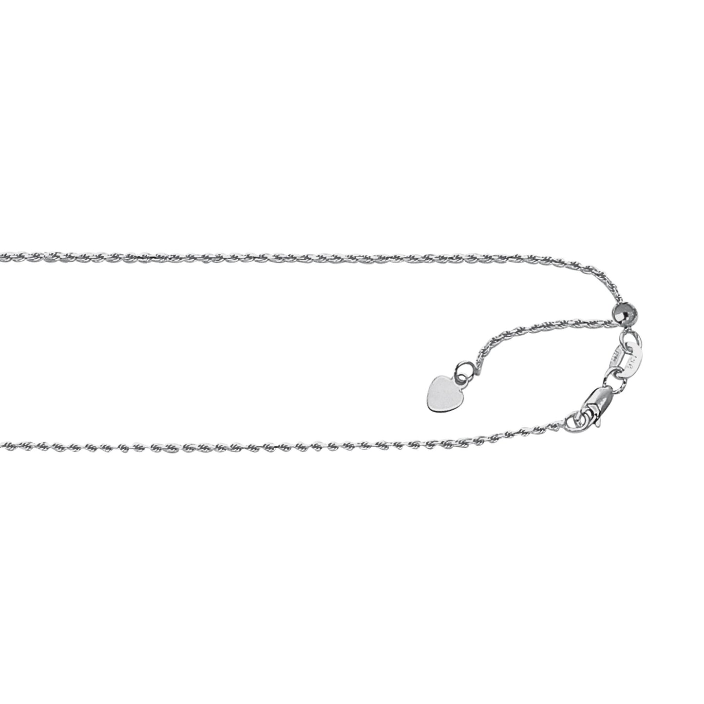 Sterling Silver Rope Chain with Lobster Clasp