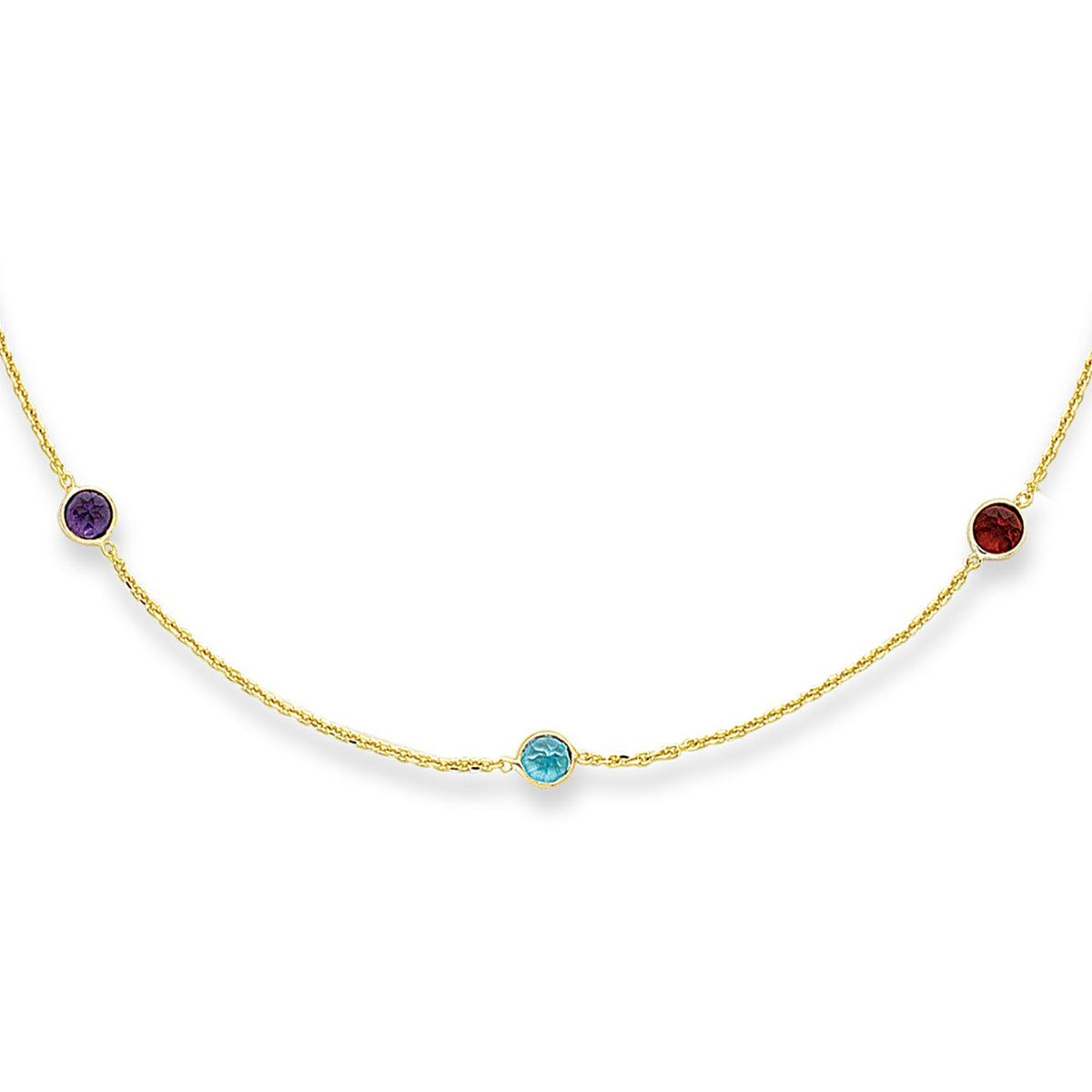 14K Gold Semi-Precious Chain