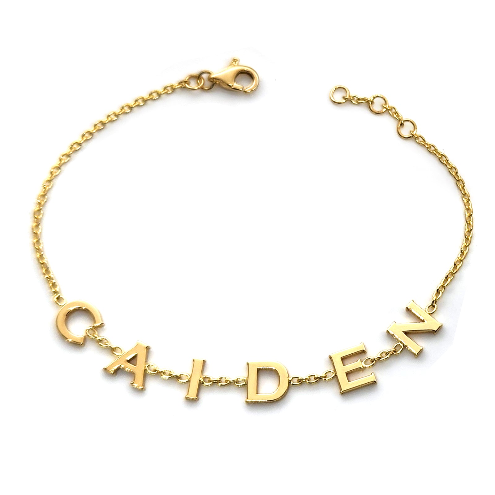 Bridesmaid Gifts Personalized Initials Bracelet Custom Initial Bracele –  UrWeddingGifts