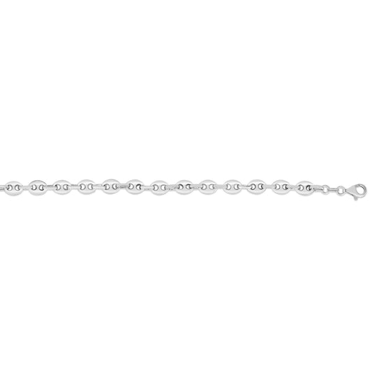 10K Gold Triple Row Rope Chain Bracelet