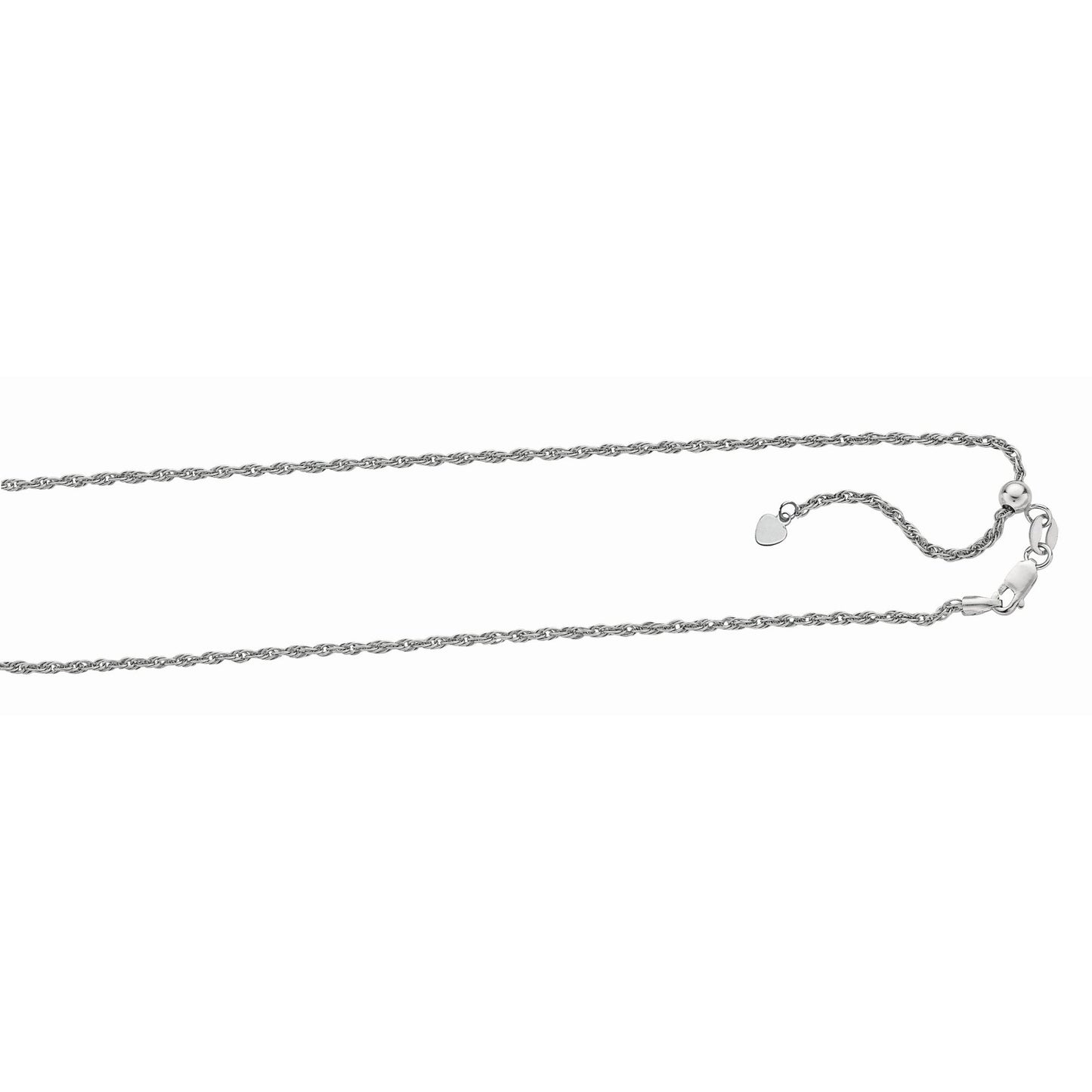 Sterling Silver Rope Chain with Lobster Clasp