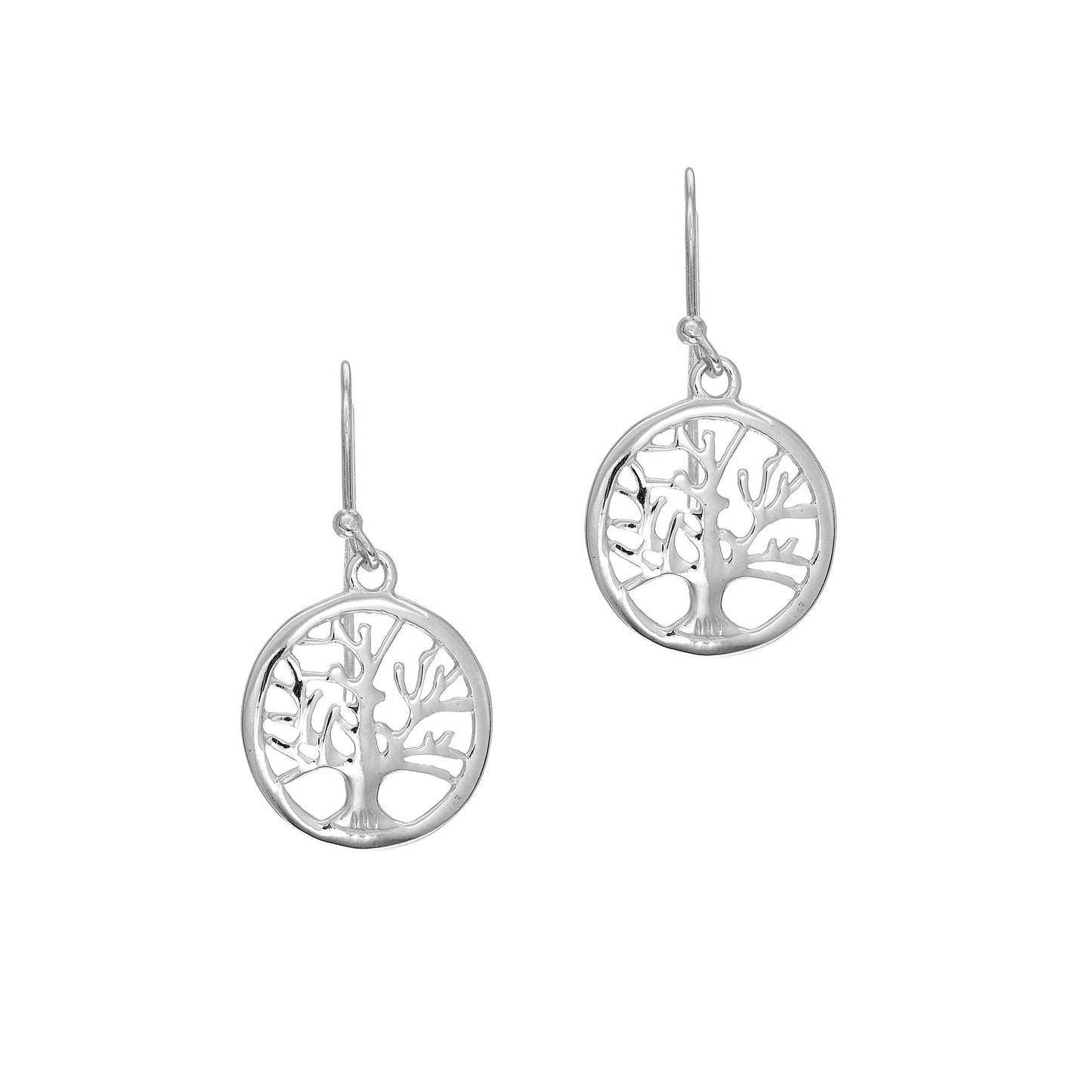 Sterling Silver Mini Tree of Life Earring