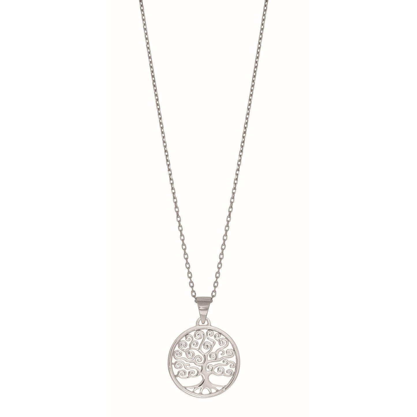 Sterling Silver Tree of Life Pendant Charm Necklace