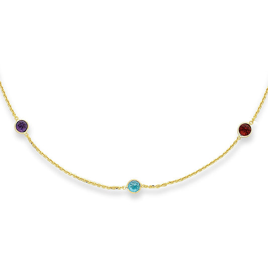 14K Gold Semi-Precious Chain