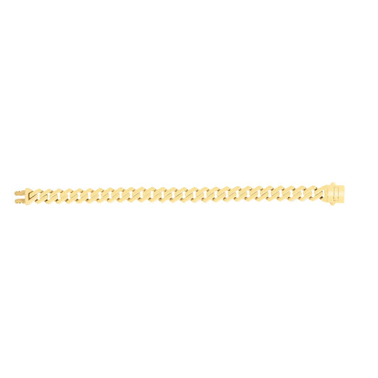 14K Gold Lite Miami Cuban Chain with Box (Both Side Push) Clasp.